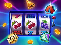Split-screen showing live dealer table on left and slot game interface on right